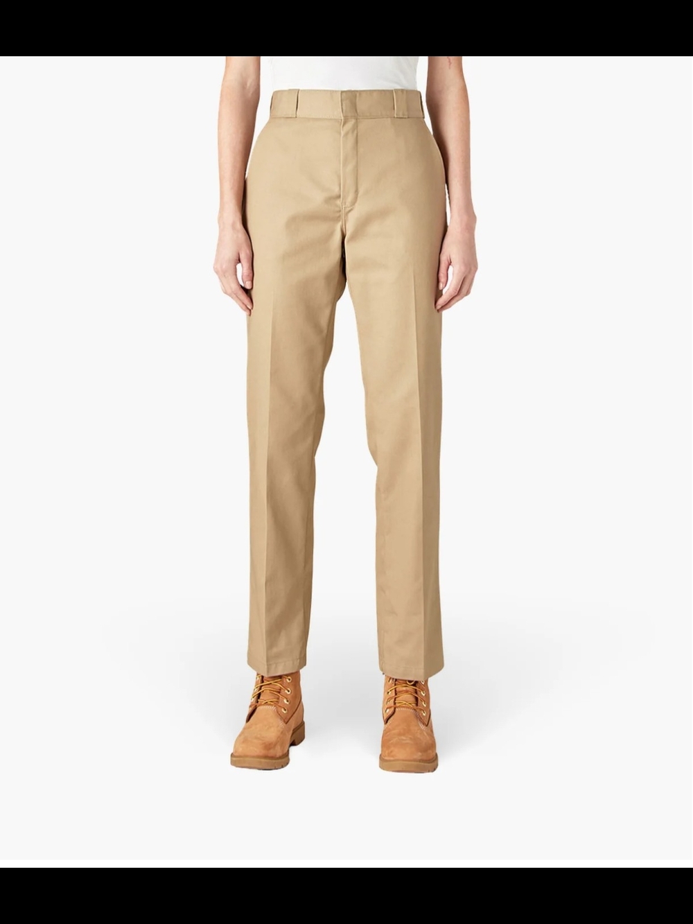 Dickies Women's 874 Original Fit Work Pants Khaki Size 14 Long 35x32.5